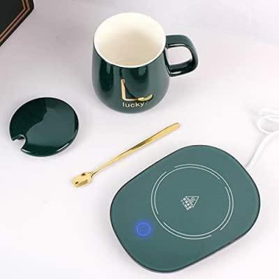 Coffee Warmer Plate- Auto On-Off Coffee Cup Warmer for Desk